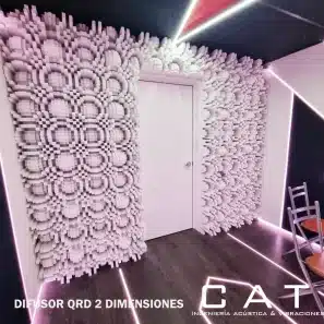 Difusor QRD bidimensional