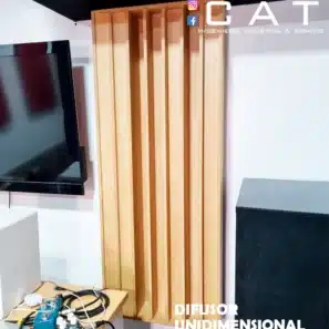 Difusor QRD unidimensional