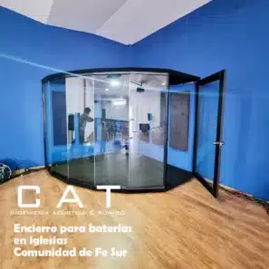 CABINA  ACÚSTICA  PARA  BATERÍA